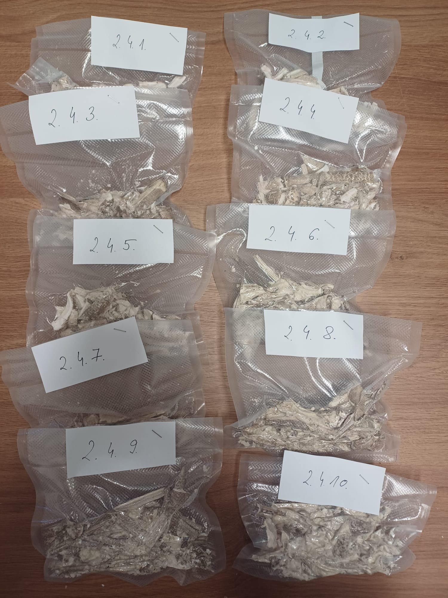 Lab analysis of mushroom samples